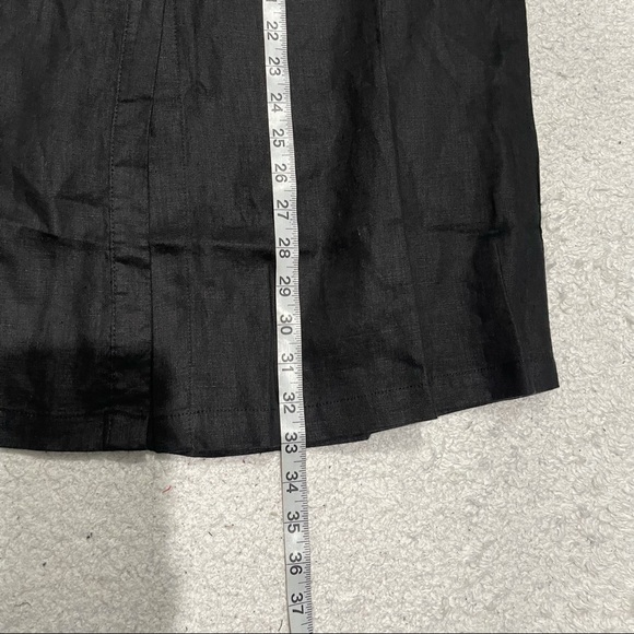 Rhythm Amalfi Washed Black Button-Up Midi Skirt - Picture 11 of 12